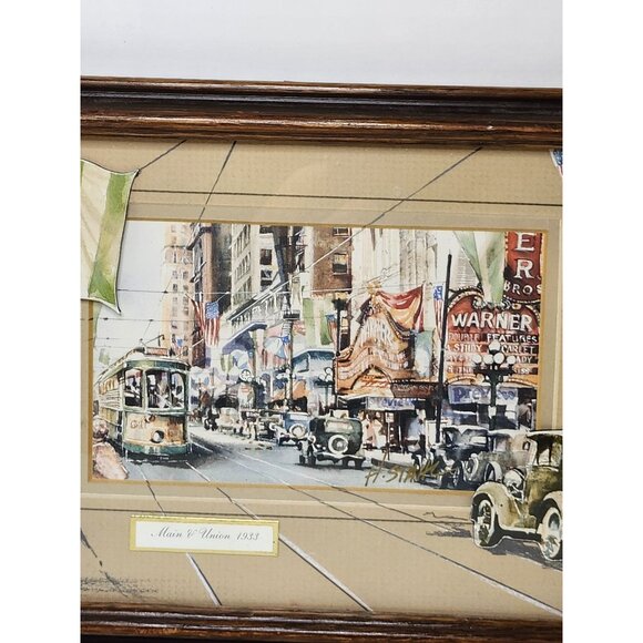 HELEN STAHL SIGNED ORIGINAL PRINT MEMPHIS - Picture 2 of 7